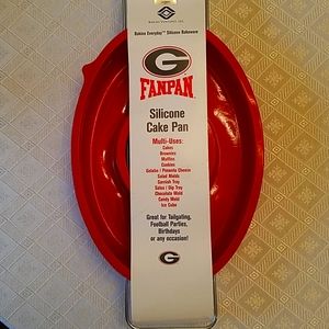 NWT Silicone Cake Pan NCAA Georgia FanPan